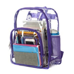 K Cliffs Heavy Duty Clear Backpack Durable See Through